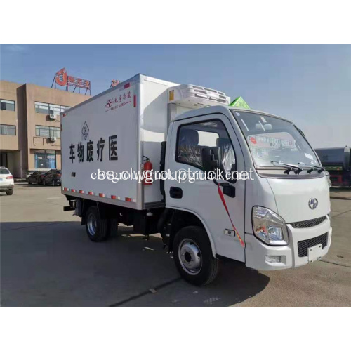 Vehículo de transferencia de residuos médicos de gasolina Yuejin